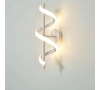 Minimalism Acrylic Wall Lamps Aluminum Wall Sconces 12W Three Color Dimmable Wall Light for Bedside Background Wall Living Room Foyers(OneColor)