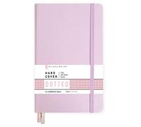 Minimalism Art Classic Notebook Journal, A5 Size 5 X 8.3 inches, Pink, Dotted Grid Page, 192 Pages, Hard Cover, Fine PU Leather, Inner Pocket, Quality Paper-100gsm
