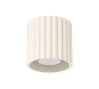 Minimalism Ceiling Light AURA 1 Aluminium Beige GU10 LED SOLLUX LIGHTING