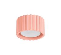 Minimalism Ceiling Light AURA 1 Aluminium Peachy Gx53 LED SOLLUX LIGHTING