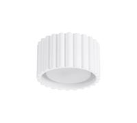 Minimalism Ceiling Light AURA 1 Aluminium White Gx53 LED SOLLUX LIGHTING