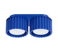 Minimalism Ceiling Light AURA 2 2-Light Aluminium Ultramarine Gx53 LED
