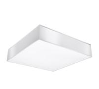Minimalism Ceiling Light HORUS 45 3-Light PVC White E27 LED SOLLUX LIGHTING