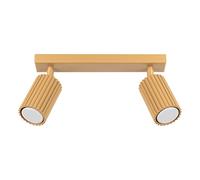 Luminosa Lighting Luminosa Karbon Minimalist Twin Ceiling Lamp 2 Gold