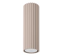 Minimalism Ceiling Light KARBON 20 Aluminium Taupe GU10 LED SOLLUX LIGHTING