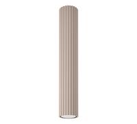 Minimalism Ceiling Light KARBON 40 Aluminium Taupe GU10 LED SOLLUX LIGHTING
