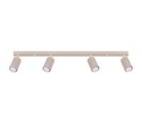 Minimalism Ceiling Light KARBON 4L 4-Light Aluminium Taupe GU10 LED