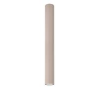 Minimalism Ceiling Light KARBON 60 Aluminium Taupe GU10 LED SOLLUX LIGHTING