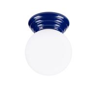 Minimalism Ceiling Light ZORI Ceramic Ultramarine G9 LED SOLLUX LIGHTING