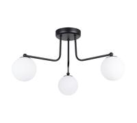 Minimalism Chandelier ASTRAL 3 3-Light Steel Black G9 LED SOLLUX LIGHTING