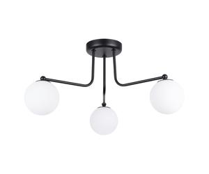 Minimalism Chandelier ASTRAL 3 3-Light Steel Black G9 LED SOLLUX LIGHTING