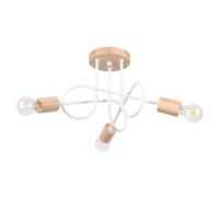 Minimalism Chandelier EMBER 3 3-Light Steel White E27 LED SOLLUX LIGHTING