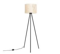 Minimalism Floor Lamp NEVIA Fabric Beige marble E27 LED SOLLUX LIGHTING