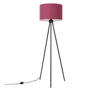 Minimalism Floor Lamp NEVIA Fabric Burgundy E27 LED SOLLUX LIGHTING