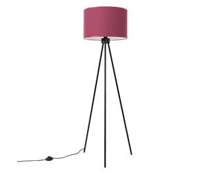 Minimalism Floor Lamp NEVIA Fabric Burgundy E27 LED SOLLUX LIGHTING