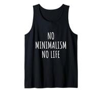Minimalism Lover Minimalist Declutter Simplicity Modern Zen Tank Top