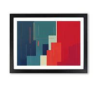 Minimalism Modern Art Vol.1 Abstract Framed Print | A4 Black Framed Wall Art | Ready to Hang | Minimalist Fantasy Picture | Living Room Bedroom Lounge Office