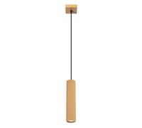 Minimalism Pendant Light KARBON 1 Aluminium Golden GU10 LED SOLLUX LIGHTING