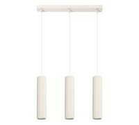 Minimalism Pendant Light KARBON 3L 3-Light Aluminium Beige GU10 LED