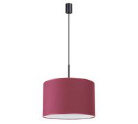 Minimalism Pendant Light NEVIA Fabric Burgundy E27 LED SOLLUX LIGHTING