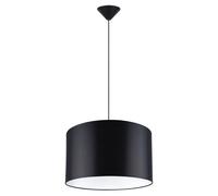 Minimalism Pendant Light NOVA 40 Fabric Black E27 LED SOLLUX LIGHTING