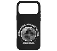Minimalism Planet needs a Break Anti-consumerism Case for iPhone 17 Pro Max