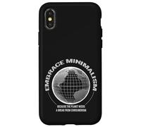 Minimalism Planet needs a Break Anti-consumerism Case for iPhone X/XS