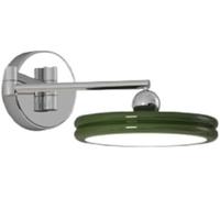 Minimalism Round Shape Lamps Acrylic Iron Art Sconces 12W Three Color Dimmable Light for Bedside Background Wall Living Room Foyers(Gray)