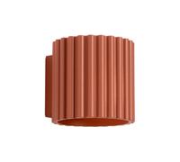 Minimalism Wall Light AURA Aluminium Red ochre G9 LED SOLLUX LIGHTING