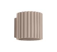 Minimalism Wall Light AURA Aluminium Taupe G9 LED SOLLUX LIGHTING