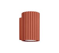 Minimalism Wall Light KARBON 10 Aluminium Red ochre GU10 LED SOLLUX LIGHTING