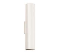 Minimalism Wall Light KARBON 30 2-Light Aluminium Beige GU10 LED SOLLUX LIGHTING