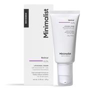 Minimalist 0.2% Retinal Liposomal Cream for Visibly Reducing Wrinkles & Fine Lines | For All Skin Types | For Women & Men | 0.7 Oz / 20 gm