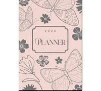 Minimalist 2026 Planner: Weekly and Monthly Productivity Journal with Habit, Finance, and Project Trackers