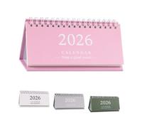 Minimalist 2026 Table Calendar - 4Pcs Stylish Desk Decor for Daily Schedules Perfect for Home Office Students & Teachers