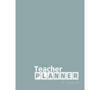 Minimalist 8 Subject Teacher Lesson Planner- 8 Preps- UNDATED 8.5 X 11 Academic Planer- Student Info- Weekly Schedule- Seating Charts- Attendance- ... Weekly Lesson Plans (Teacher Planners)