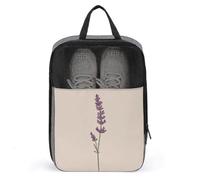Minimalist A Single Lavender Sprig Shoe Bag for Travel Daily Use Anti-dust Storage Carrier Golf Shoe Pouch
