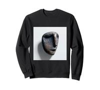 Minimalist Abstract Face Sculpture Art Sweatshirt