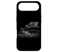 Minimalist Acropolis Line Art Athens Parthenon Drawing Case for iPhone Air