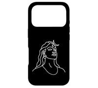 Minimalist Adiyogi Shiva Line Art Hindu God of Yoga Case for iPhone 17 Pro