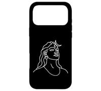 Minimalist Adiyogi Shiva Line Art Hindu God of Yoga Case for iPhone 17 Pro Max