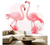 Minimalist Animals Photo Wallpaper, Cute Firebird Wall Mural, Wallpaper for Bedroom Living Room, Home Decor, Photo Wall Paper, 350 x 256 cm (WxH)
