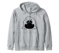 Minimalist baby Mole Cute Animal Simple Mole Zip Hoodie