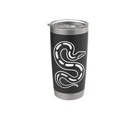 Minimalist Ball Python Dad Snake Art Stainless Steel Insulated Tumbler