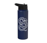Minimalist Ball Python Dad Snake Art Stainless Steel Insulated Water Bottle
