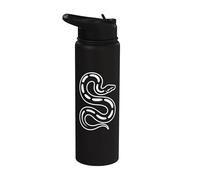 Minimalist Ball Python Dad Snake Art Stainless Steel Insulated Water Bottle