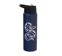 Minimalist Ball Python Dad Snake Art Stainless Steel Insulated Water Bottle