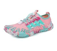 Minimalist Barefoot Shoes Women's Men's Baresteps Hiking Shoes Lightweight Slip On Active Shoes Quick Dry Water Shoes Pink 35