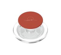 Minimalist Bearded Dragon - Line Art Sun PopSockets PopGrip for MagSafe
