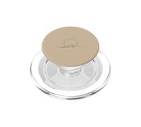 Minimalist Bearded Dragon - Line Art Sun PopSockets PopGrip for MagSafe